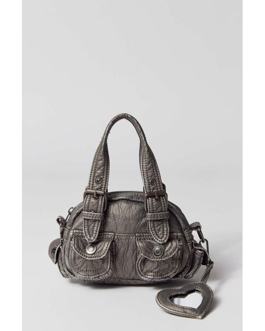 BDG Gray Rubi Washed Mini Bag In Grey,at Urban Outfitters