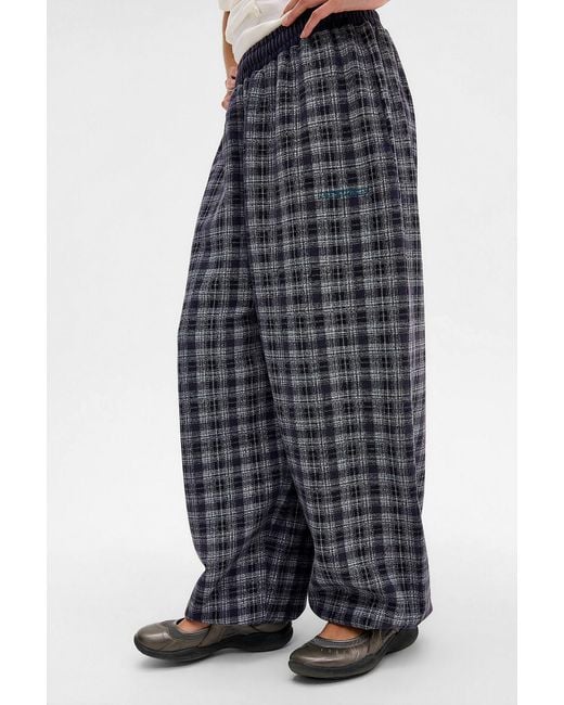 iets frans Blue Harri Check Joggers