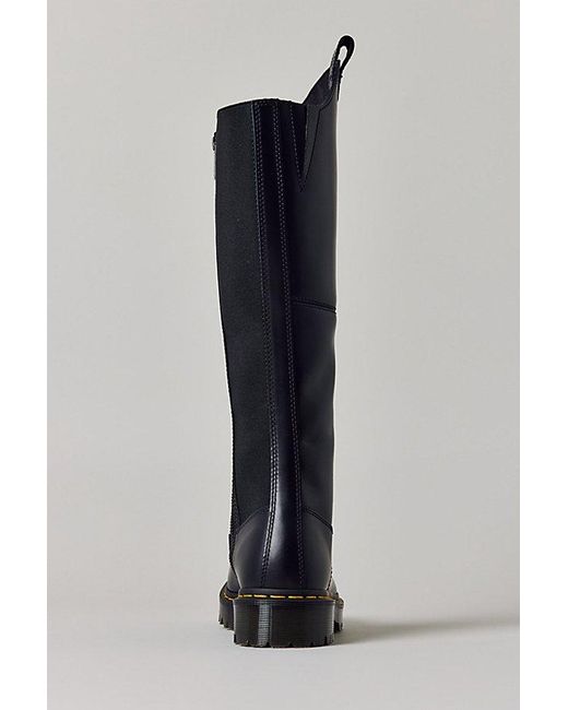 Dr. Martens Blue Amaayah Knee-High Leather Boot