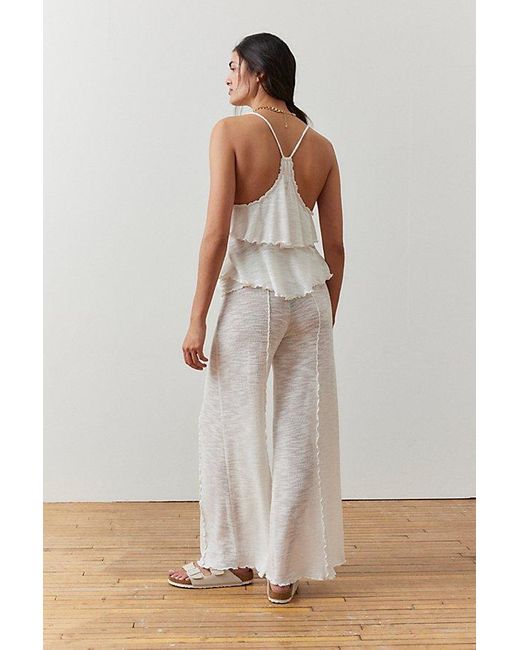 Out From Under White Belle Flare Pant