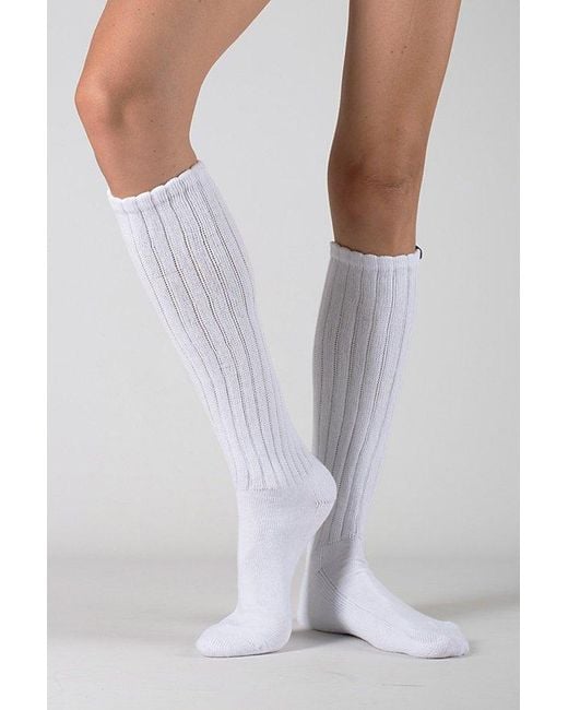 LECHERY White Lechery Scrunch Sock