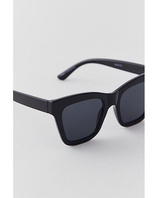 Urban Outfitters Blue Uo Essential Oversized Sunglasses