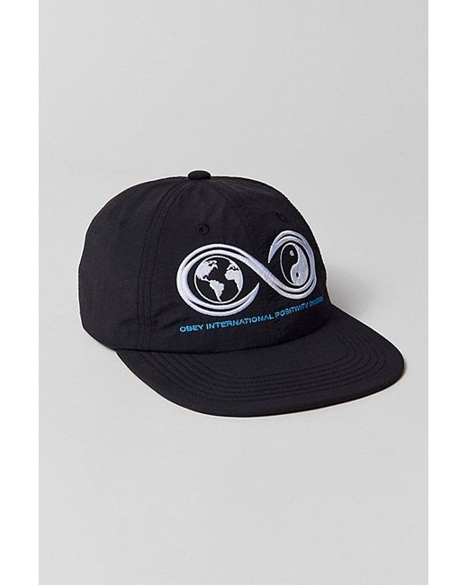 Obey Blue Posi Division 6-Panel Hat for men