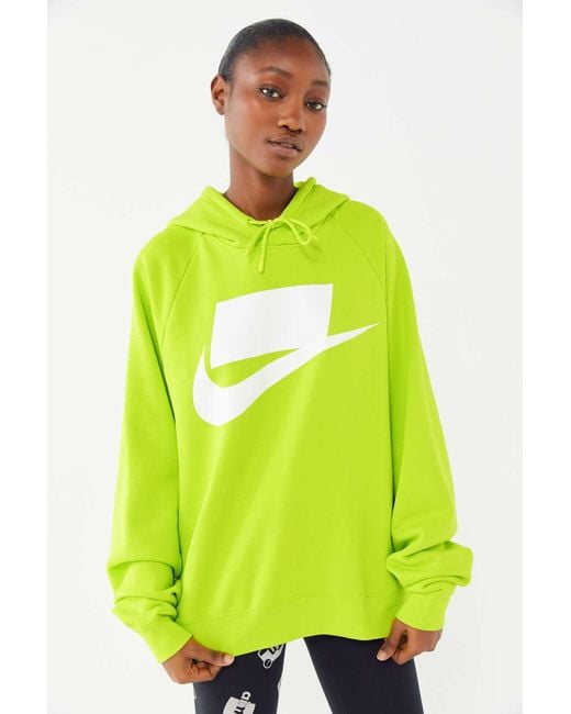 Nike Nike Sportswear Neon Hoodie Sweatshirt in Green | Lyst