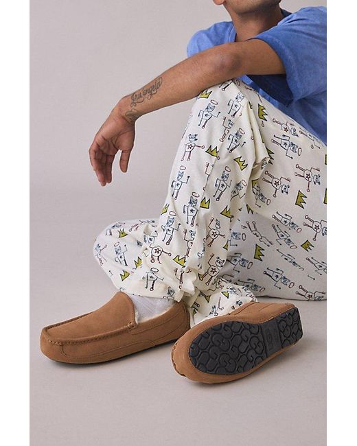 Ugg White Ascot Slippers for men