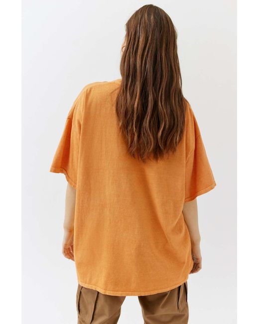 orange sublime t shirt dress Urban Outfitters Sublime T-shirt Dress in Orange