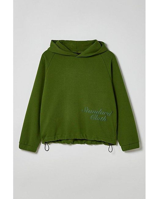 Standard Cloth Green Free Throw Graphic Hoodie Sweatshirt for men