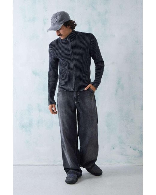 ★JADED LONDON UK★ Lucid Knit Track Top Jaded London Khaki Shadow Lucid Knit Track Top | Urban