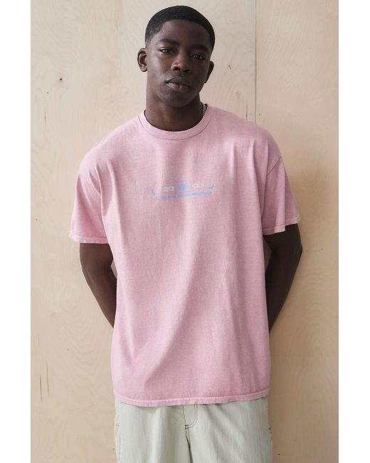 Urban Outfitters Uo Pink Realms Of Tomorrow T-shirt for men