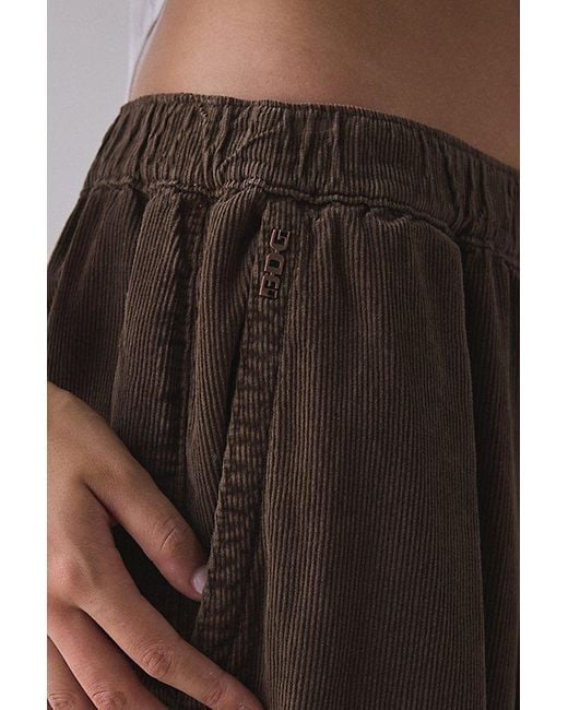 BDG Green Bobbi Baggy Cord Pull-On Pant