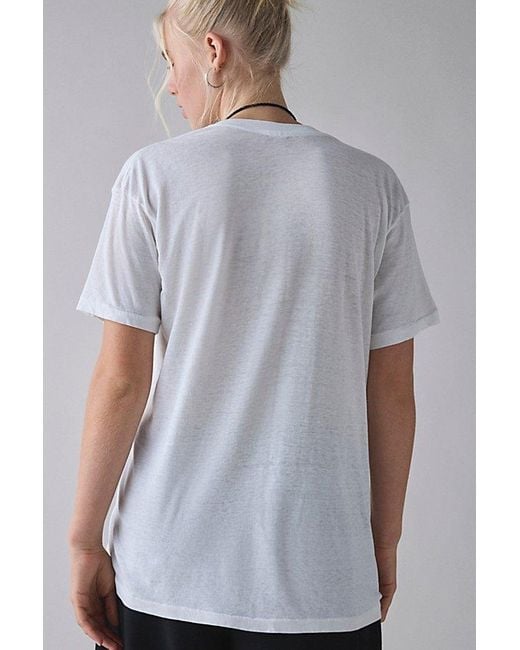 Vintage & ReMADE by UO Black Vintage By Uo Perfect V-Neck Short Sleeve Tee