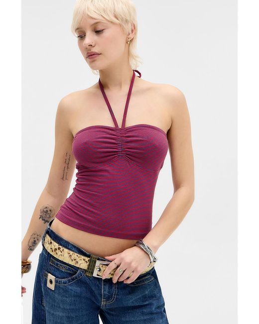 BDG Purple Danni Bandeau Top