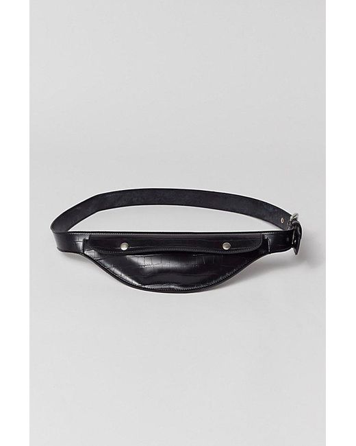 Urban Outfitters Red Uo Gemma Faux Leather Utility Belt