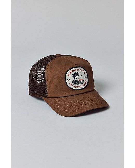 Katin Brown Keys Patch Trucker Hat for men