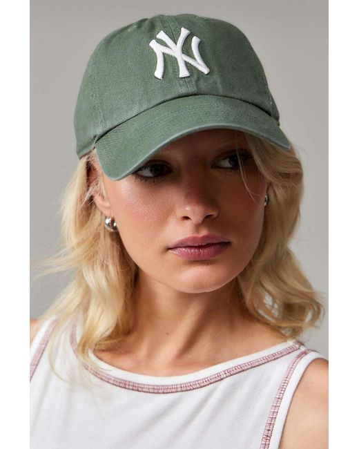 '47 Green Ny Yankees Clean Up Cap