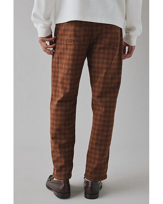 Cookman Brown Scott Tweed Chef Pant for men