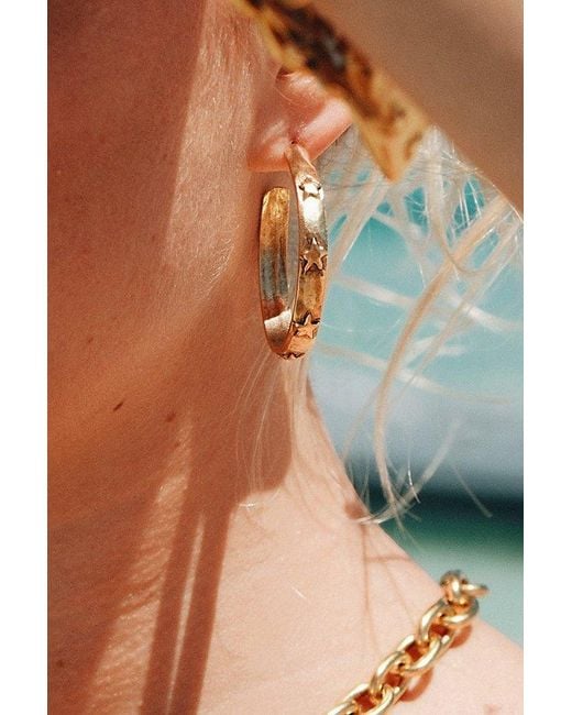 SC COLLECTION Black Levi Hoops