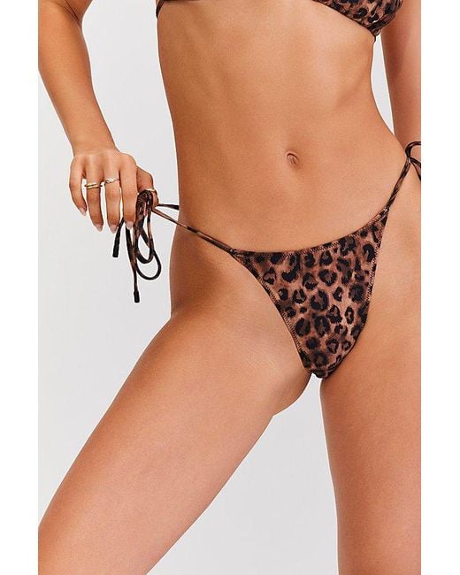 Sunkissed Brown Le Triangle String Bikini Bottom