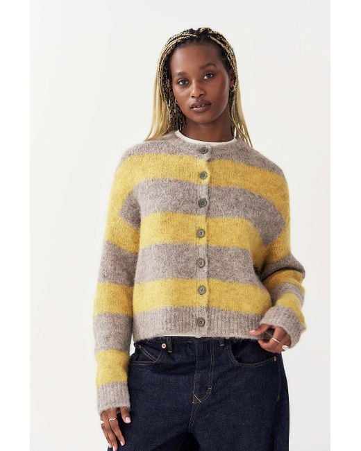 urban outfitters yellow cardigan