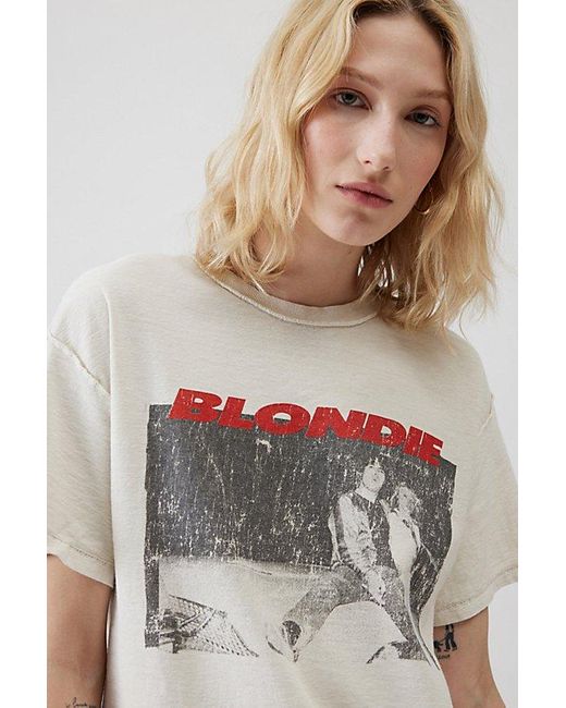 Urban Outfitters White Blondie Relaxed Tee