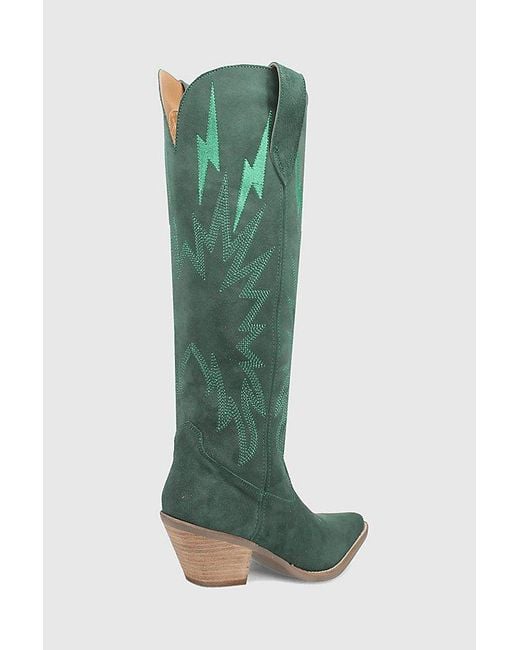 Dingo Green Thunder Road Leather Boot