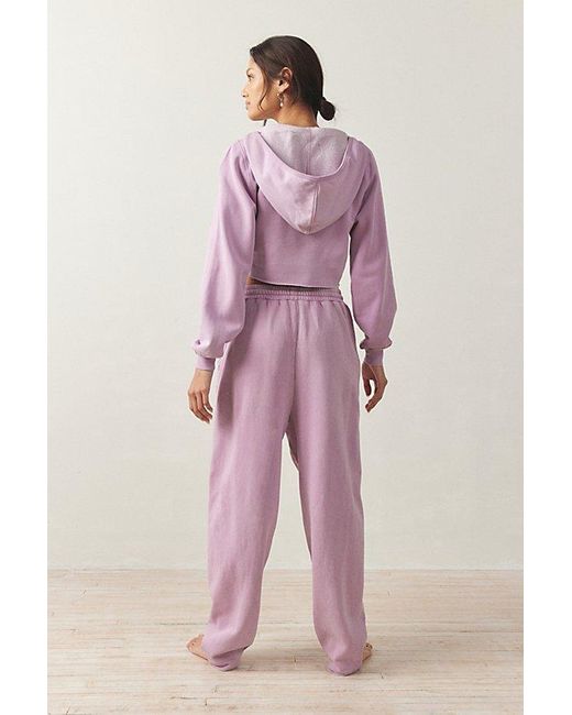 Out From Under Pink Jayden Lace-Inset Sweatpant