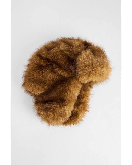 Urban Outfitters Brown Uo Faux Fur Trapper Hat