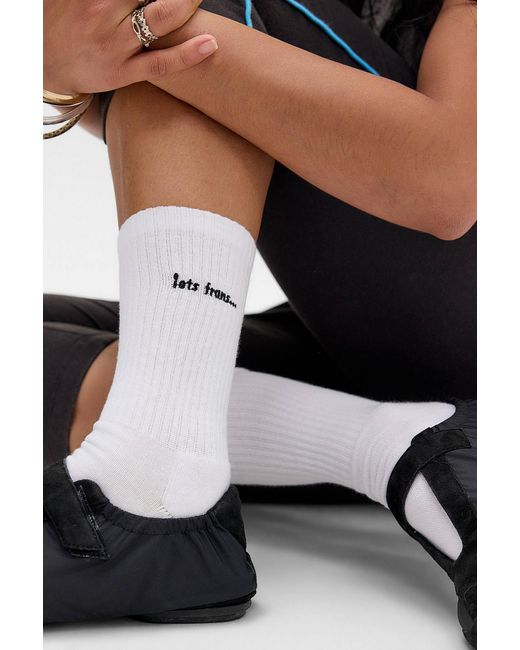 iets frans Black Sports Socks