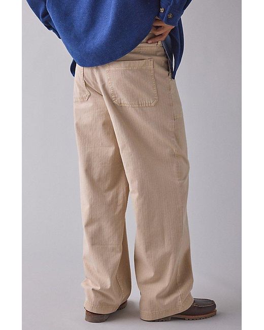 BDG Blue Dayton Herringbone Twill Pant for men