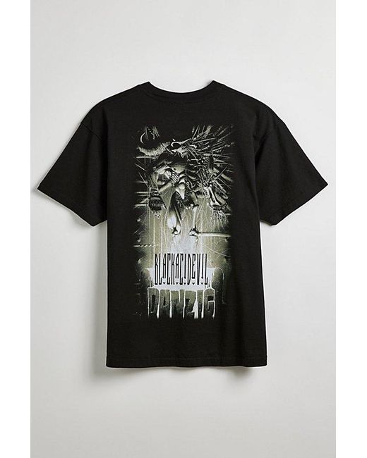 Urban Outfitters Black Danzig Graphic Tee for men