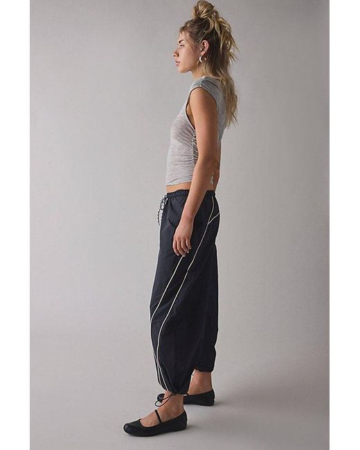 【YOURNUS】Block Nylon Crop Pants 51p15r5F9pL.jpg