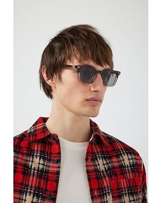 Urban Outfitters Red Highland Square Sunglasses for men
