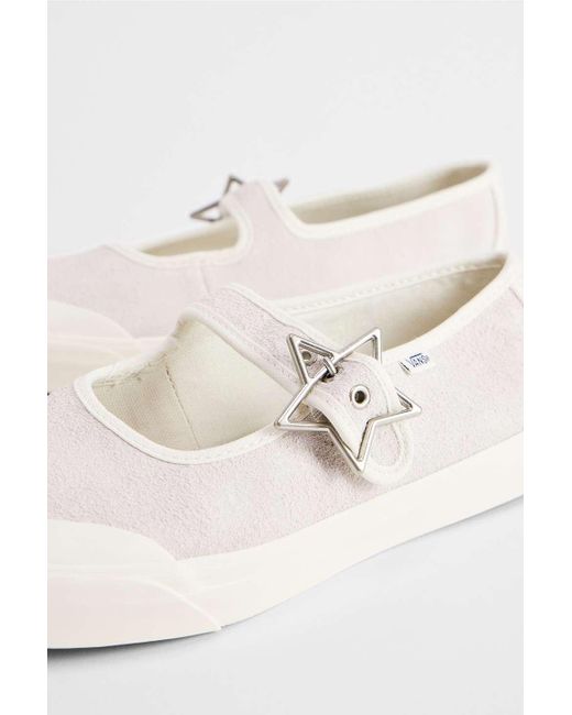 Vans White Beige Starz Mary Jane Shoes