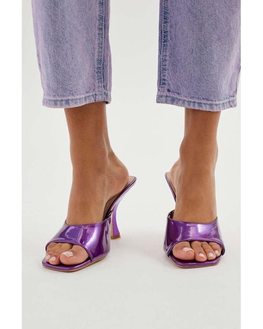 Urban Outfitters Purple Uo Evie Mule Heel