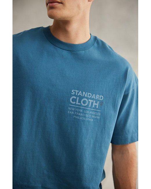 Standard Cloth Blue Foundation Tee for men