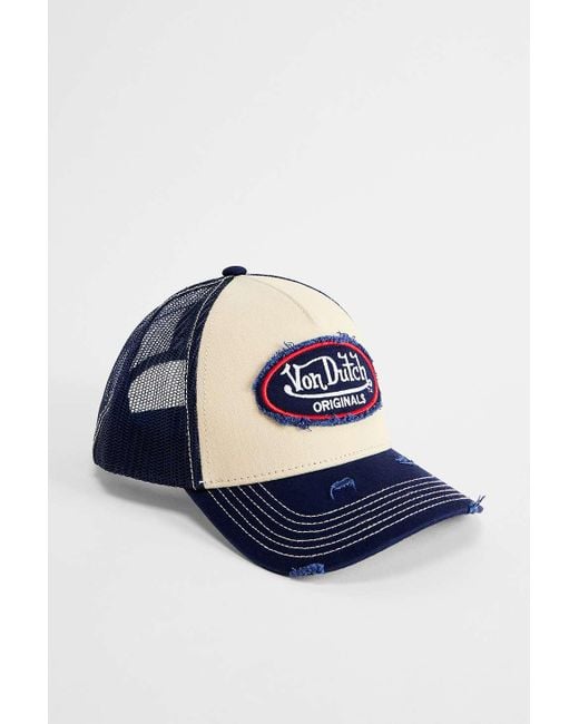 Von Dutch Blue Trucker Cap for men