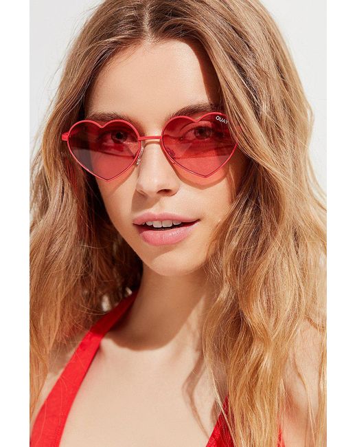 Quay Red Quay Heartbreaker Sunglasses