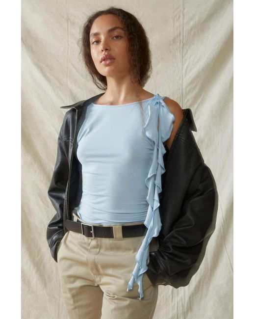 urban outfitters ruffle top