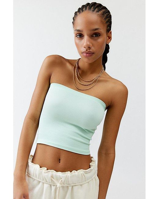 Out From Under Green Seamless Longline Tube Top