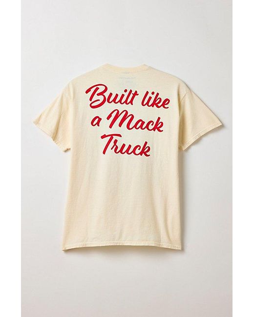 Urban Outfitters Gray Mack Trucks Graphic Tee for men