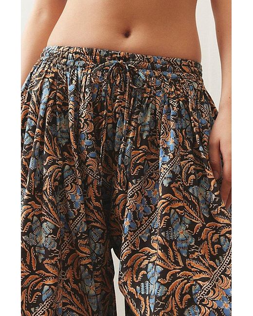 Out From Under Natural Jasmine Printed Balloon Pant