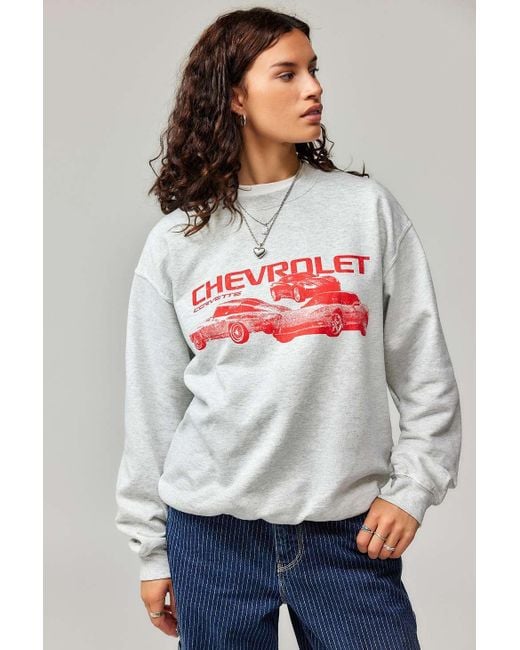 Urban Outfitters Uo Chevrolet Sweatshirt in Grey Lyst UK