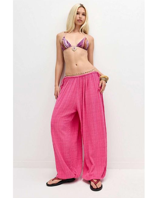 Out From Under Pink Beach Bum Balloon Trousers
