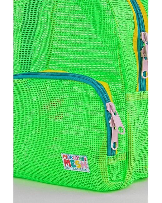Mokuyobi Green Mesh Mini Backpack for men