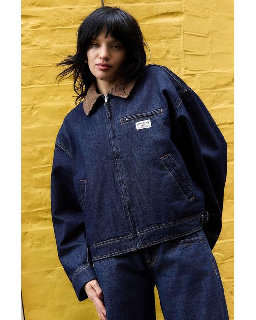 BDG Blue Luca Shrunken Denim Jacket