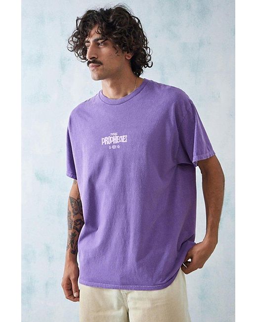 Urban Outfitters Purple Uo Future Prophecies Tee for men