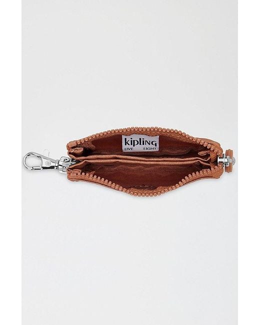 Kipling Brown Mini Creativity Charm Keychain