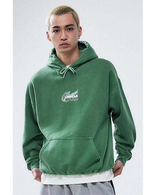 Urban Outfitters Green Uo Circle Of Life Hoodie Sweatshirt for men