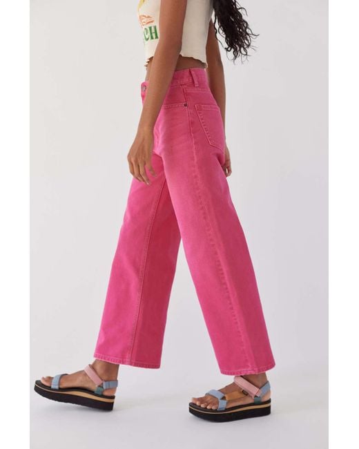 BDG Pink High & Wide Jean