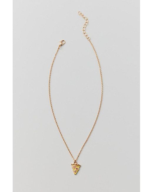 Urban Outfitters White Enameled Charm Necklace
